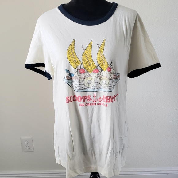 Stranger Things Scoops Ahoy Ringer Tee - Picture 2 of 7
